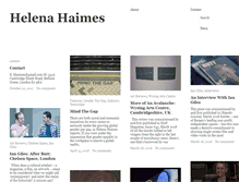 Tablet Screenshot of helenahaimes.co.uk